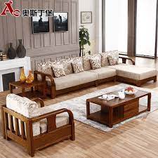 Google Image Result For Http Gi4 Md Alicdn Com Imgextra I4 Fort Austin All Solid Wood Sofa Living Room Furniture Corner Sofa Design Wooden Sofa Set Furniture