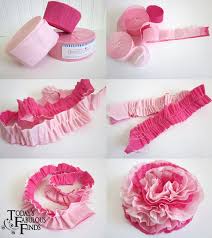 Use hot glue to roll the folded paper around the end of the floral wire. Today S Fabulous Finds Crepe Paper Flowers And Girls Valentine Boxes