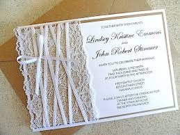 I've written rustic wedding invitations before. Lace Embellished Burlap Wedding Invitations