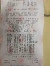 Around 34% of the funds raised through south africa powerball ticket sales go to the national lottery distribution fund, which then distributes it to a. Mzukulu Ka Thofojo On Twitter Friday S Powerball Results And A Colleague S Ticket