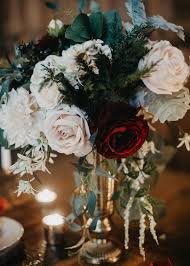 Get The Look Winter Wedding Silk Flower Bouquet Silk Flower Centerpieces Wedding Candle Wedding Centerpieces Flower Bouquet Wedding