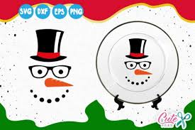 Download Snowman Face Graphic By Cute Files Creative Fabrica SVG Cut Files
