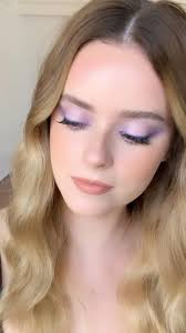 Soft lilac smokey eye