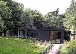 It was clear that no matter how carefully we tried to match the brick a homogenous. Black Brick House In The Woods By Takero Shimazaki And Charlie Luxton
