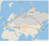 Flight routes and map projections | Datawrapper Blog