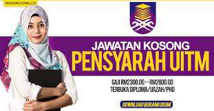 Die besten tiguan neuwagen angebote. Jawatan Kosong Pensyarah Uitm 2020 Gaji Rm2300 00 Rm2800 00 Terbuka Diploma Ijazah