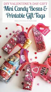 Here is a list of diy gift ideas that will hopefully surprise your partner and have them amazed by your creativity! Diy Valentine S Day Gift Mini Candy Boxes Printable Gift Tags
