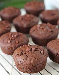 Vegan Gluten Free Chocolate Zucchini Muffins Recipe Gluten Free Chocolate Vegan Snack Recipes Chocolate Zucchini