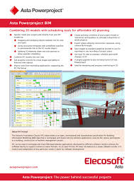 Powerproject (formerly known as asta powerproject) is a powerful and user friendly project management software designed for the construction industry. Asta Powerproject Bim By The Project Professionals Issuu