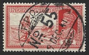 India KGVI 1937 2a Dak Runner canc. FPO ...