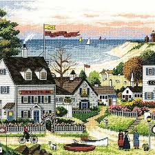 Monica at my cross stitch.com has this, and other patterns, available for free to download. 8 Charles Wisocki Ideas Americana Art American Folk Art Naive Art