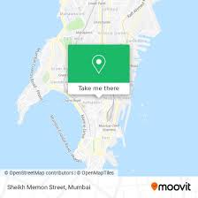 Sheikh Memon Street in Colaba by bus ...
