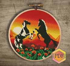 Our variety of projects includes options for holidays, special occasions and the everyday. Sewing Fiber Horses Counted Cross Stitch Chart Nature Animals Embroidery Hoop Art Instant Pdf Download Landscape Cross Stitch Pattern Modern Kits How To