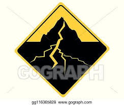 Download 1,200+ free earthquake vector images. Vector Stock Traffic Sign With Earthquake Clipart Illustration Gg116365828 Gograph