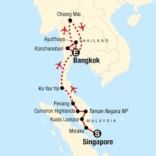 Singapore has many neighbouring countries including thailand bangkok cambodia indonesia the philippines and malaysia. Tour Singapore Malaysia And Thailand Explorer G Adventures 25229