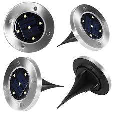 Amazon Com Solar Garden Light Yunlights 5 Led Solar Ground Lights Waterproof Patio Light With Dark Sensing F Solar Lights Garden Outdoor Solar Lights Walkway