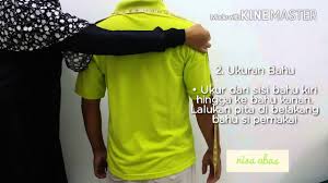 Ukur baju di badan sendiri. Cara Mengambil Ukuran Badan Youtube