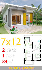 Planoplan 2.0 instant learning | online 3d interior design software. House Design Plans 7x12 With 2 Bedrooms Full Plans House Plans 3d