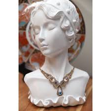 Stunning Vintage 1950s Aurora Borealis and Rhinestone Necklace