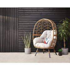 Canvas Sydney Egg Chair Features A Rust Resistant Steel Frame Canadian Tire In 2021 Egg Chair Chair Canadian Tire
