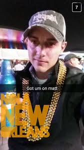 From Missouri Cattle Breeder Mark Ball In New Orleans With His Beads &  Monopoly Cap