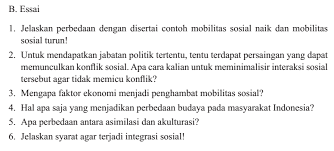 We did not find results for: Mengerjakan Pr Jelaskan Perbedaan Mobilitas Sosial Naik Dan Mobilitas Sosial Turun