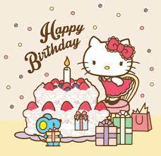 Hello kitty y sus amigos también aparecen en hello kitty's animation theatre. Pin De Lisa Dudley En Hello Kitty Feliz Cumpleanos De Mickey Mouse Tarjetas De Feliz Cumpleanos Imagen Feliz Cumpleanos