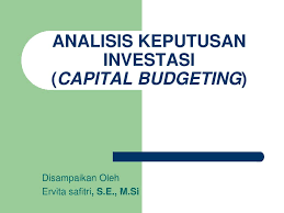 We did not find results for: Ppt Analisis Keputusan Investasi Capital Budgeting Powerpoint Presentation Id 5408515