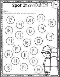 Recognizing and sequencing numbers, and refining motor skills to help set the groundwork for good penmanship. Numbers 1 20 Activities Spot It And Dot It By Katie Roltgen Tpt