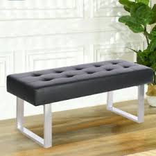 Adding a cushion like this to your bench is a great way to round it out with a padded touch. 4ft Faux Leather Padded Dining Bench 2 3 Seater Hallway Kitchen Long Stool Seat Ebay
