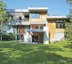 Modern house front side design elevations in bangalore for house, apartment, villa and elevations. Modern Neutral Front Elevation With Multiple Balconies Luxe Interiors Design