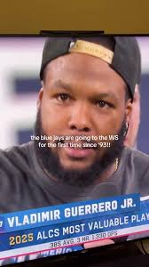 ALCS MVP VLADDY JR.!!!! protect him at all costs 😌😌#bluejays #alcs #...