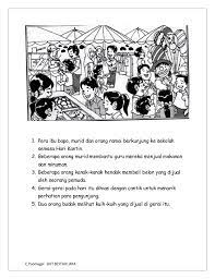 Gambar di bawah menunjukkan suasana rumah terbuka hari raya aidilfitri. Bina Ayat Berdasarkan Gambar