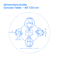 What sizes do circular tables come in? Round Dining Table Dimensions Drawings Dimensions Com