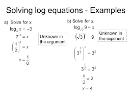 How do i solve an unknown equation? Logarithms Undoing Exponents Ppt Video Online Download