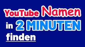 Beiträge mit namen werden öfter beantwortet. Guten Youtube Namen In 2 Minuten Finden Youtube