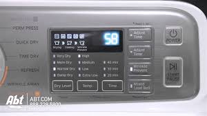 It helps reduce wrinkles and odours within just 20 minutes, leaving you with fresh. Samsung Front Load Steam Dryer Dv48h7400gwh Overview Youtube
