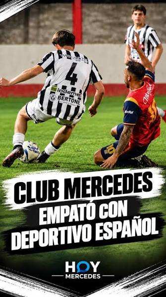 Mercedes empató 1 a 1 con Español