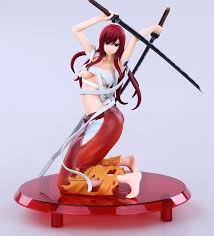 Anime Fairy Tail Erza Scarlet Toy Figure Pvc Figures Scarlet Version Animation Collection Model Toys Fairy Tail Erza Scarlet Anime Fairy Erza Scarlet