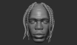 travis scott head 3D Models