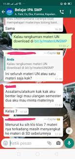 Sehingga bisa memudahkan bapak dan ibu semua dalam mengakses materi atau latihan soal yang kami sediakan. Grup Whatsapp Belajar Ipa Terpadu Smp Wirahadie Com