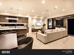 The luxury kitchens in this collections come in a wide variety of natural and stained wood finishes as with ease as any paint color ravine house kitchen one room challenge, one room challenge, kitchen design. Luxury House Interior Image Photo Free Trial Bigstock