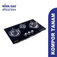 Harga kompor gas quantum 3 tungku qgc311mes kurang lebih rp.1.200.000. Winn Gas Kompor Tanam W999 3 Tungku Kaca Minimalis Shopee Indonesia