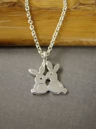 Bunny Necklace Easter Gift Bunny Jewelry Necklace Bunny Charm Bunny Pendant 925 Sterling Silver Bunny Necklace Bunny Jewelry Custom Personalized Jewelry