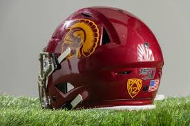 This full size usc football helmet features the authentic riddell speed helmet design. Usc Trojans On Twitter Usc Will Wear A Commemorative Helmet Sticker In Honor Of College Football S 150th Season Cfb150 Fighton