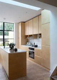 plywood kitchen in london  pure view