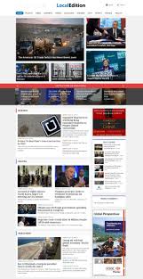Magazine3 Localedition News Wordpress Magazine Theme Localedition Is A Modern Design Approach Magazine Theme Wordpress News Website Design Web Layout Design