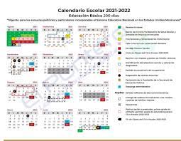 Calendario escolar para o curso 2021/2022 (c.e.i.p. Jczzztt8qy2lmm