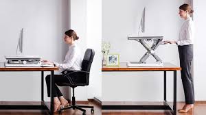 2 the best standing desks for 2021. Adjustable Sit Stand Desktop Workstation Desk Riser Youtube