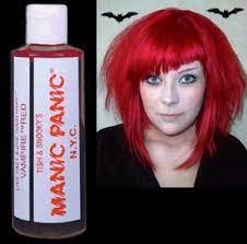 I got a ton, a ton of comments requesting manic panic so i definitely needed to try this on my unbl. Manic Panic Temporary In Vampire Red Reviews Makeupalley